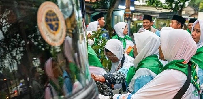 Kloter Pertama Jemaah Embarkasi YIA Didominasi Lansia 