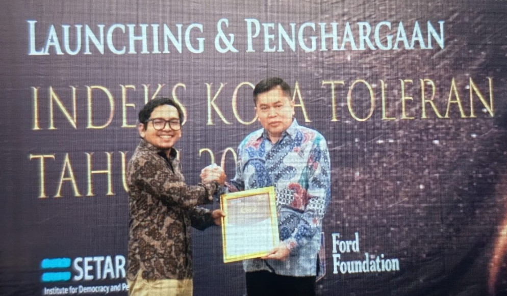 Kota Jogja Raih Penghargaan Nasional,  Kota Paling Toleran Berbasis Budaya 2025