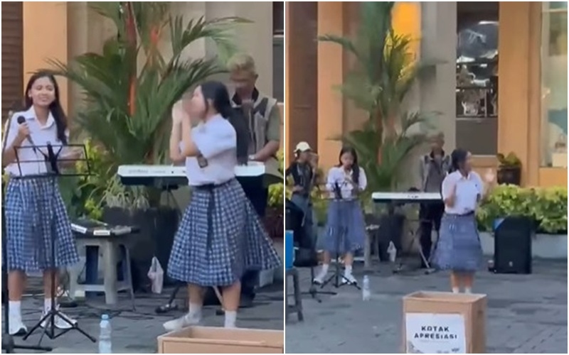 Viral, Aksi Spontan Dua Pelajar Jogja Bantu Pemusik Jalanan Ngamen di Malioboro 