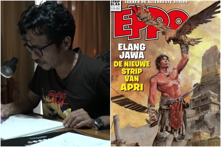 Keren, Komik Elang Jawa Karya Komikus asal Bantul Laris di Pasar Eropa 