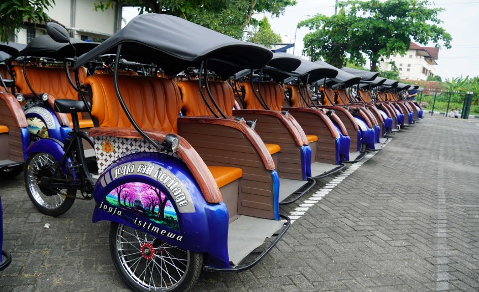 Gunakan APBD, Pemkot Jogja Targetkan  500 Becak Listrik Tahun Ini 