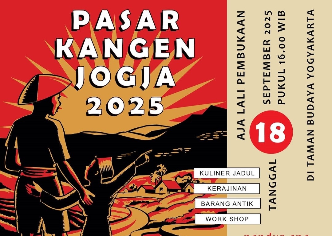Nostalgia Tempo Dulu di Pasar Kangen Taman Budaya Yogyakarta 2025, Ada Kuliner Jadul, Barang Antik, dan Kerajinan Unik