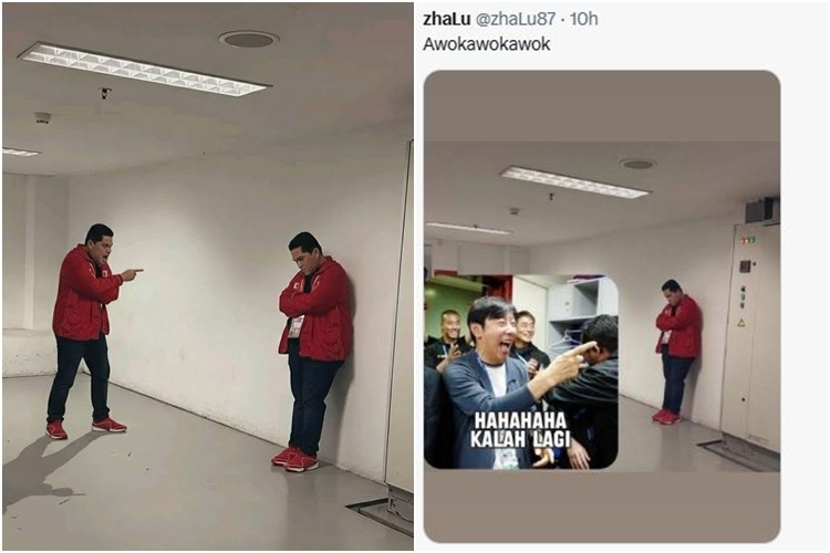 7 Meme Lucu dan Epic Erick Thohir Usai Timnas Gagal di Kualifikasi Piala Dunia 2026