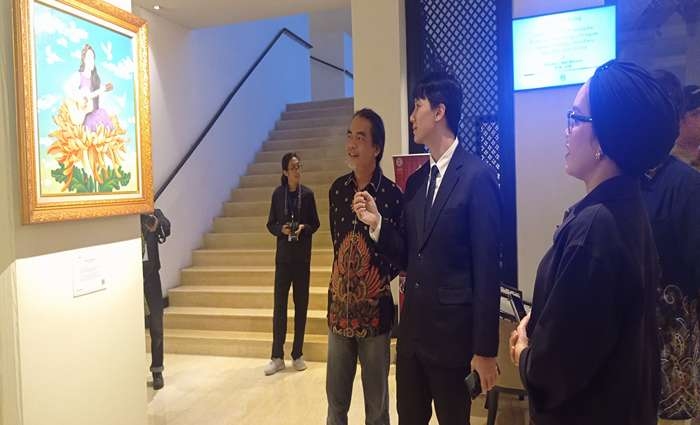 Saat Karya Lukis Anak ISI Terpampang di Lobby Hotel Bintang Lima