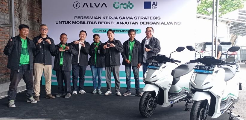Grab, Alva dan Aizen Kolaborasi Uji Cobakan Motor Listrik, Isi Baterai Secepat Kilat