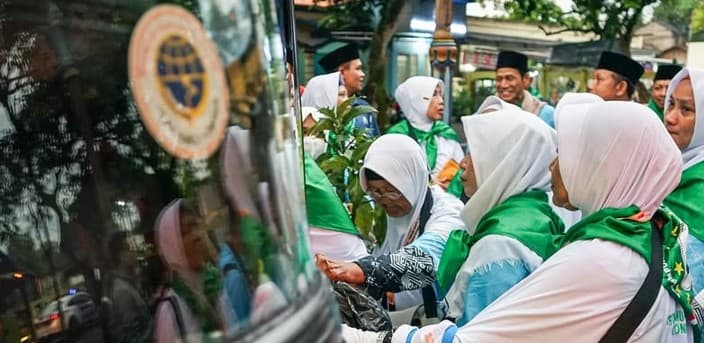Kloter Pertama Jemaah Embarkasi YIA Didominasi Lansia 