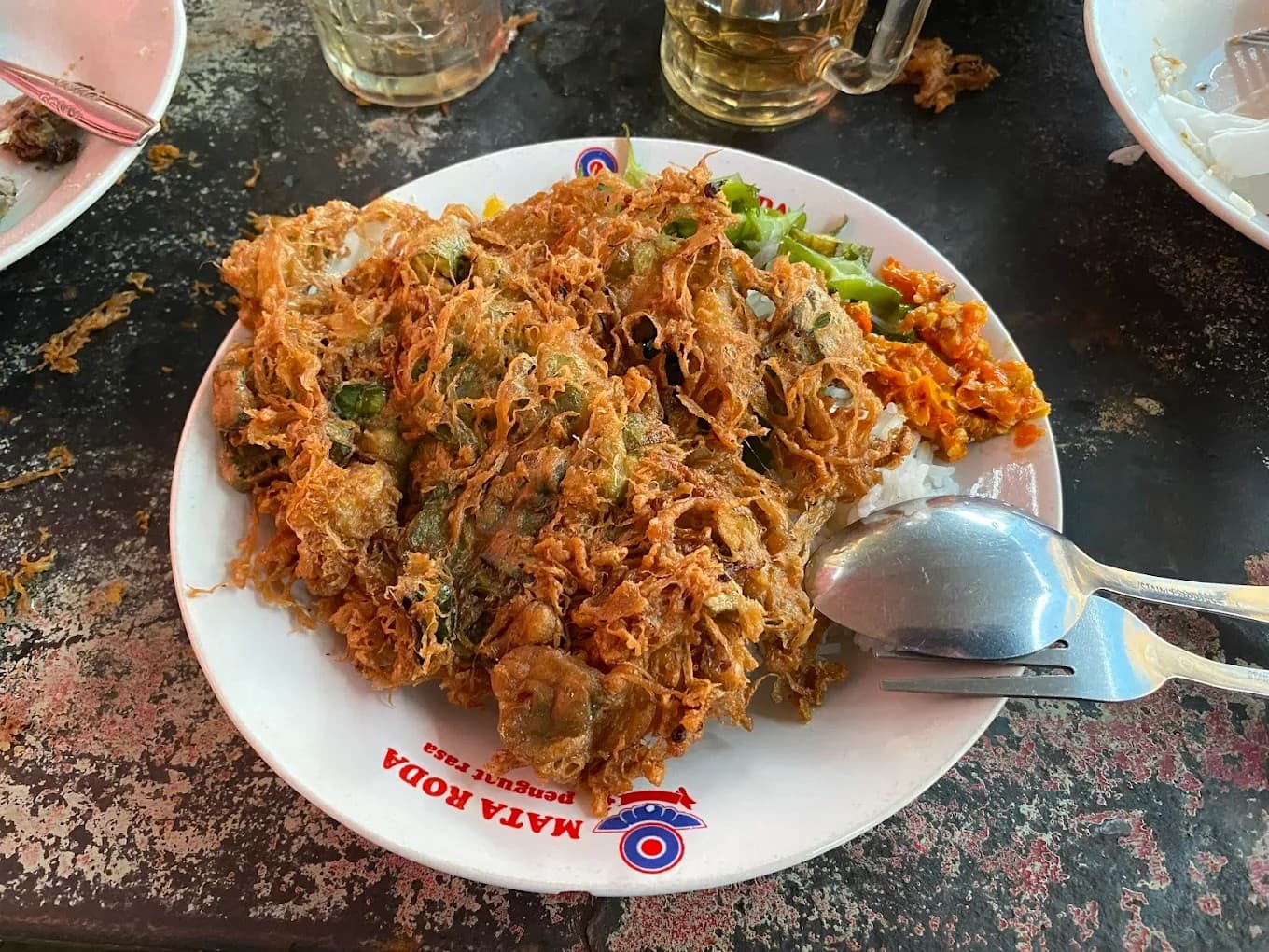 Icip-icip Nasi Telur Gobal-gabul Warung Pojok Mbak Yuni Kotabaru yang Selalu Ramai Pembeli