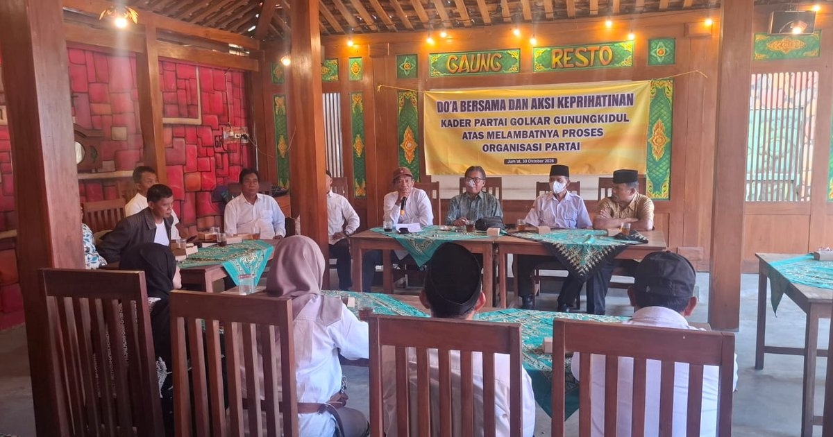 Sleman dan Bantul Sudah Musda, Golkar Gunungkidul Justru Mandek