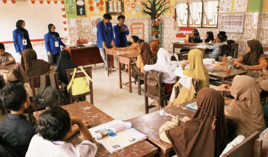 Tempati Kelas Darurat, Mahasiswa KKN UNY Bantu Pemulihan Pendidikan di Aceh Tamiang
