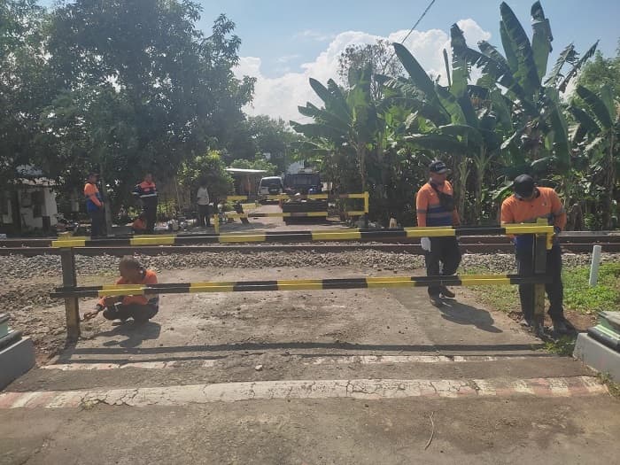 38 Perlintasan Liar di Wilayah Daops 6 Yogyakarta Telah Ditutup