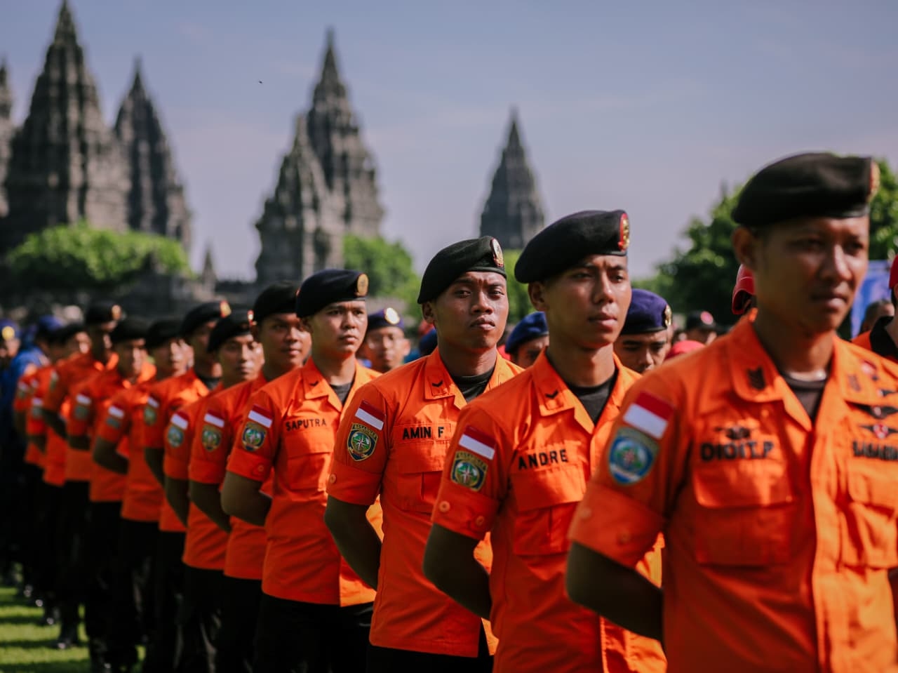 Kolaborasi InJourney Destination Management dan Kemenko PMK, Gelar Apel Kesiapsiagaan Bencana di Candi Prambanan