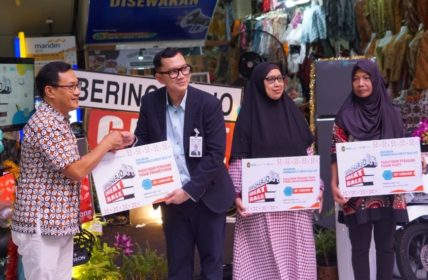 Transaksi Non Tunai Pasar Tradisional Jogja Capai Rp14,9 M per Bulan