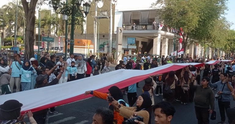 Di Balik Parade 1.000 Meter Merah Putih di Malioboro, Ada Pesan Kaum Disabilitas