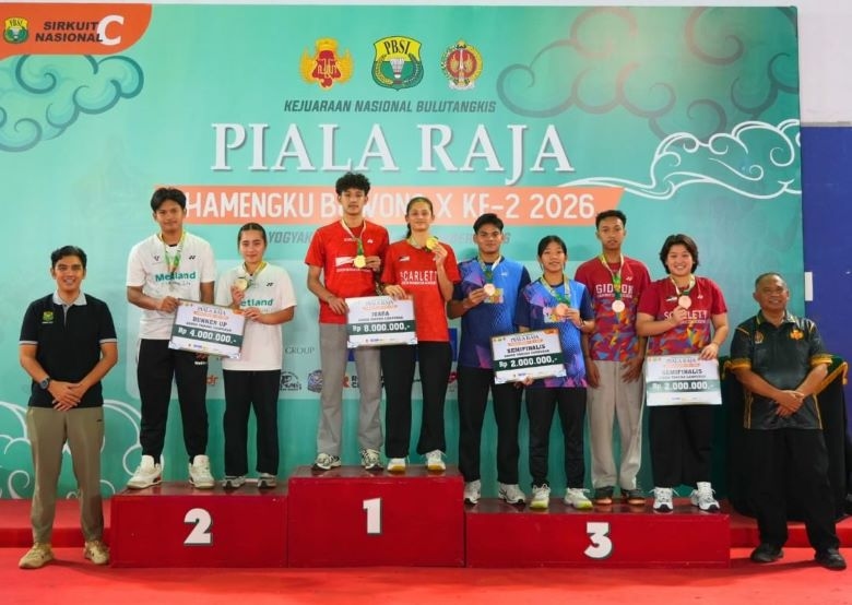 PB Djarum Juara Umum Piala Raja Hamengku Buwono X 2026, Borong 21 Medali