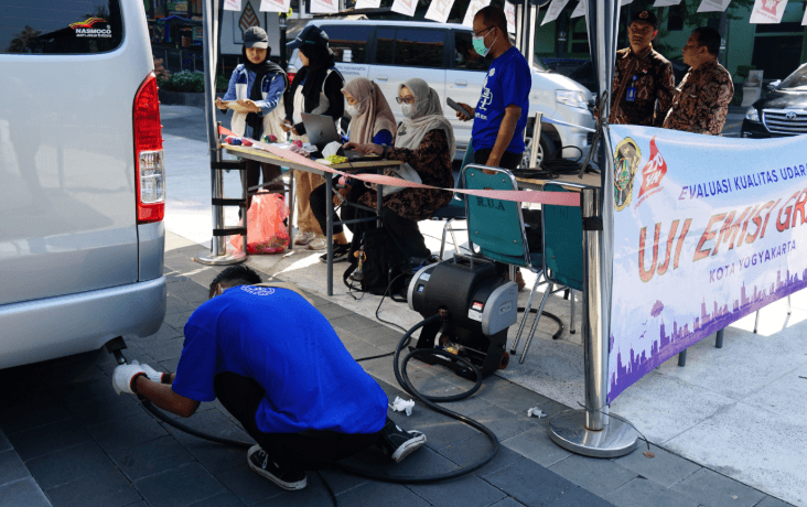 DLH Kota Jogja Lakukan Uji Emisi Gratis