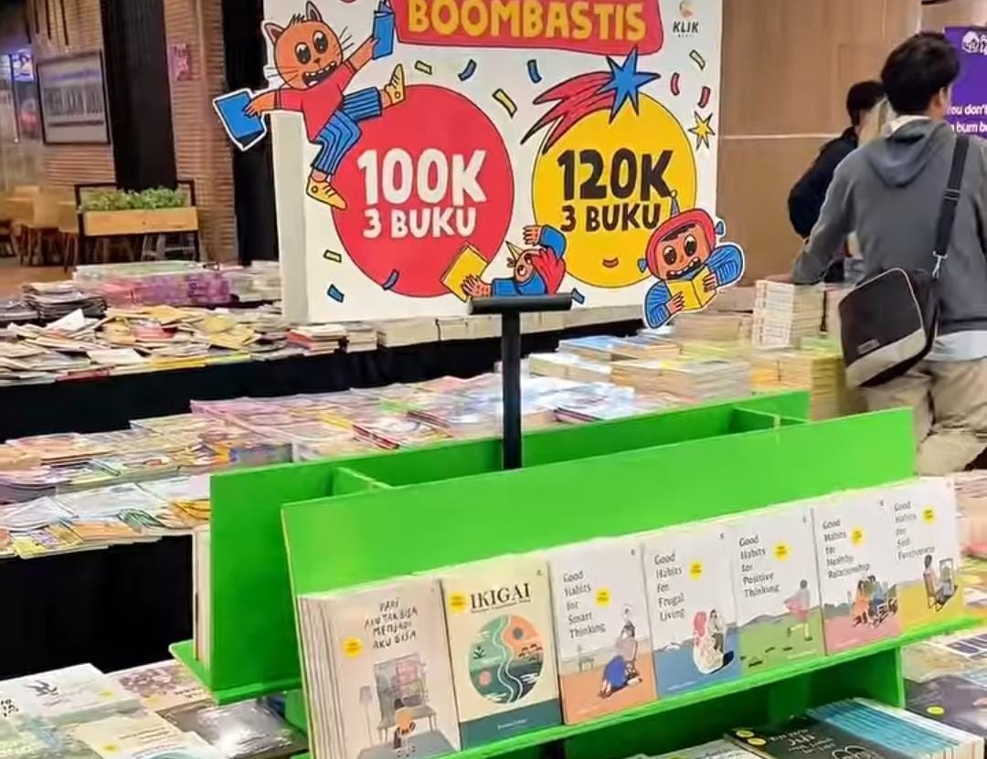 Doyan Baca Buku, Datang Yuk di Pasar Literasi di Lippo Plaza Jogja