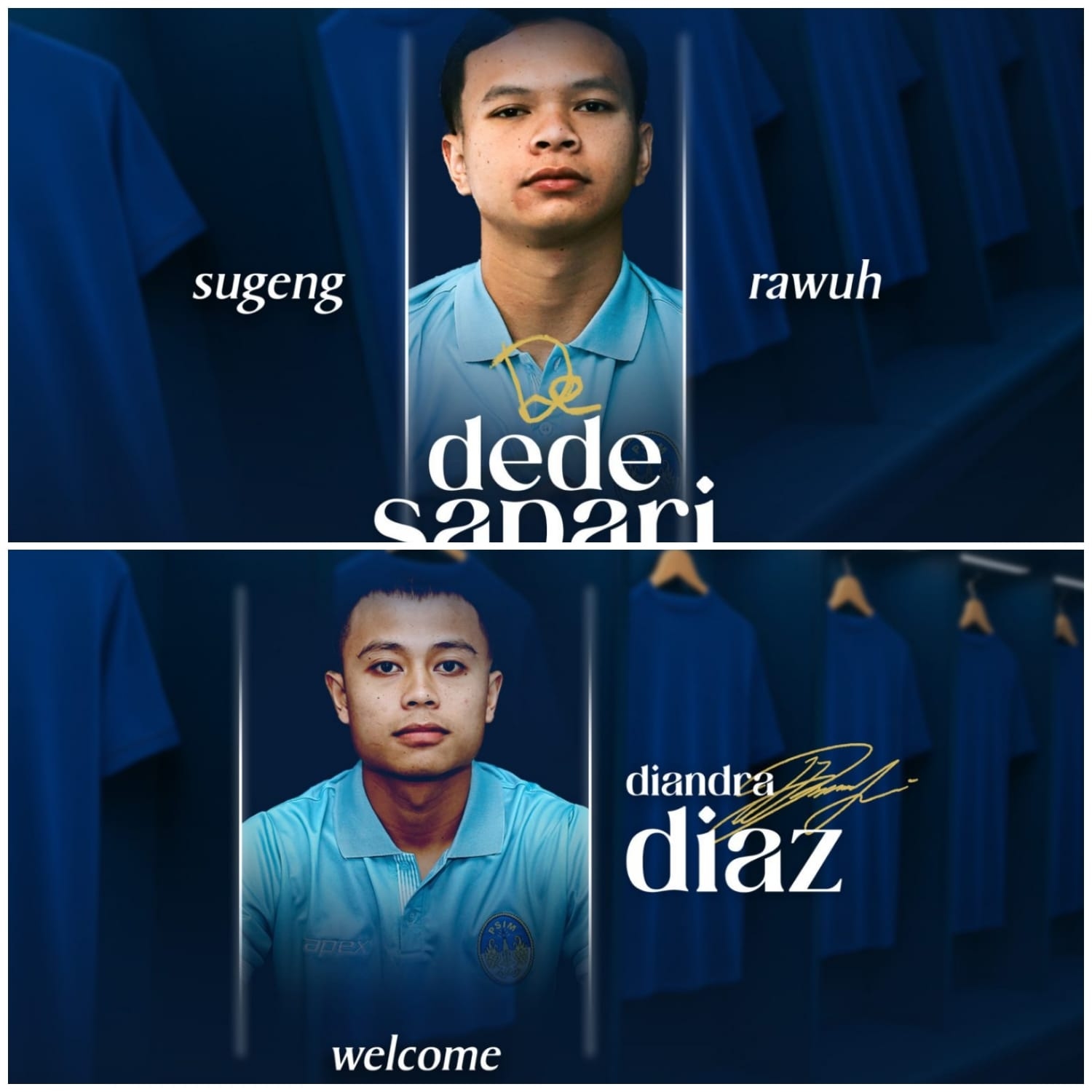 Rekrut Dua Pemain Muda Berbakat, Dede Sapari dan Diandra Diaz Resmi Masuk Skuad PSIM Jogja