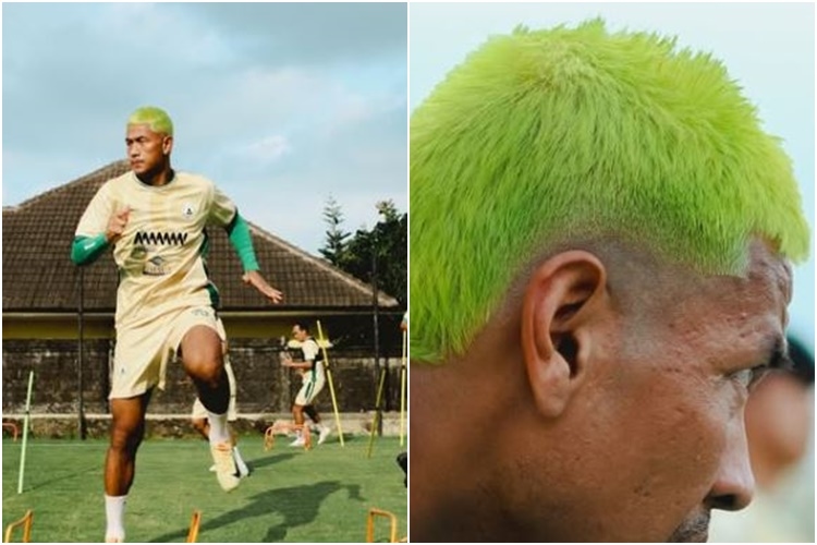 Makna di Balik Warna Rambut Bola Tenis Bek Senior PSS Jajang Mulyana