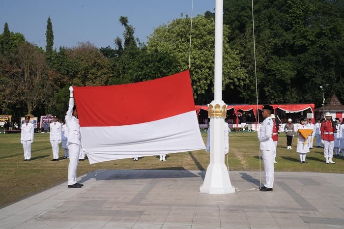 Pemkab Sleman Gelar Upacara Peringatan HUT ke-80 RI