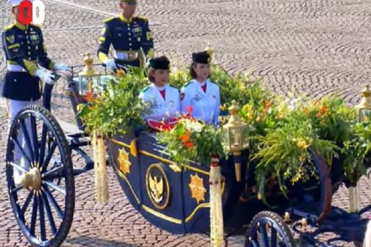 5 Potret Menawan Kereta Kencana Garuda Prabayaksa yang Dibuat Khusus di Sleman, Yogyakarta