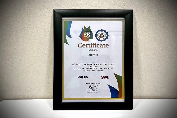 Bibit.id Sabet Penghargaan PR Practitioners of the Year 2025