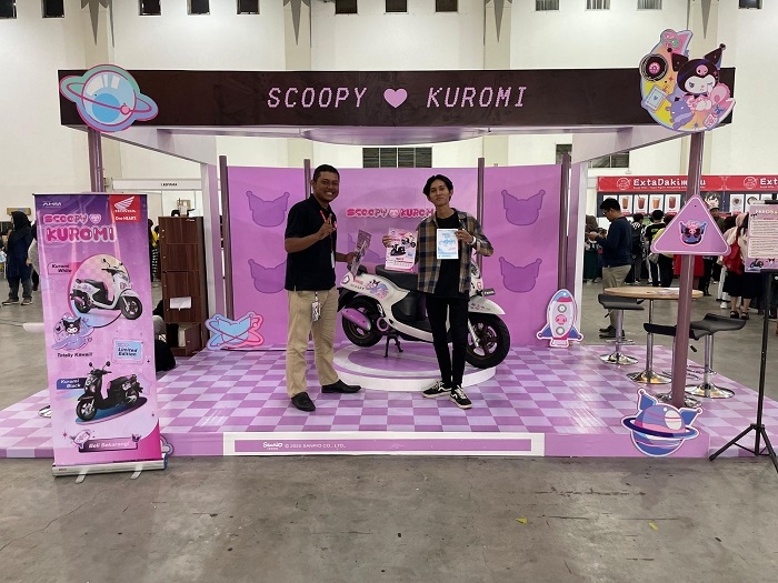 Astra Motor Yogyakarta Hadirkan Honda Scoopy X Kuromi di Comic Paradise 5