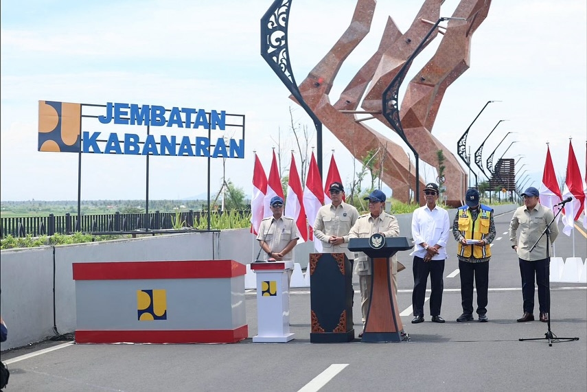 Resmikan Jembatan Pandansimo, Presiden Prabowo Berharap Tingkatkan Potensi Wisata Kawasan Selatan DIY
