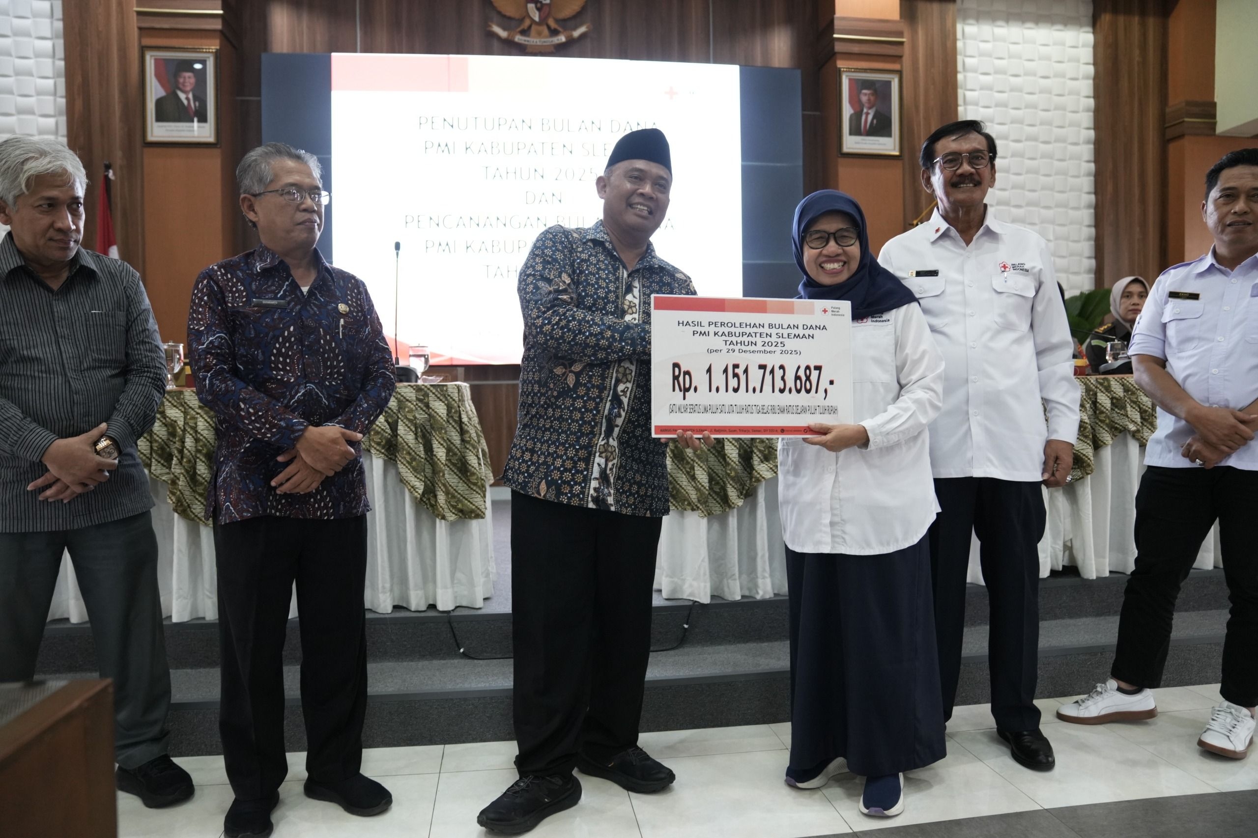 Bulan Dana PMI Sleman 2025 Capai Lebih Dari Rp 1,1 M